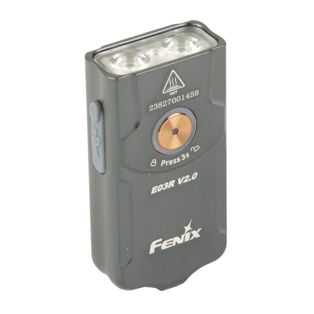 FENIX E03R V2 500LUM KEYCHAIN GRAY — view 2