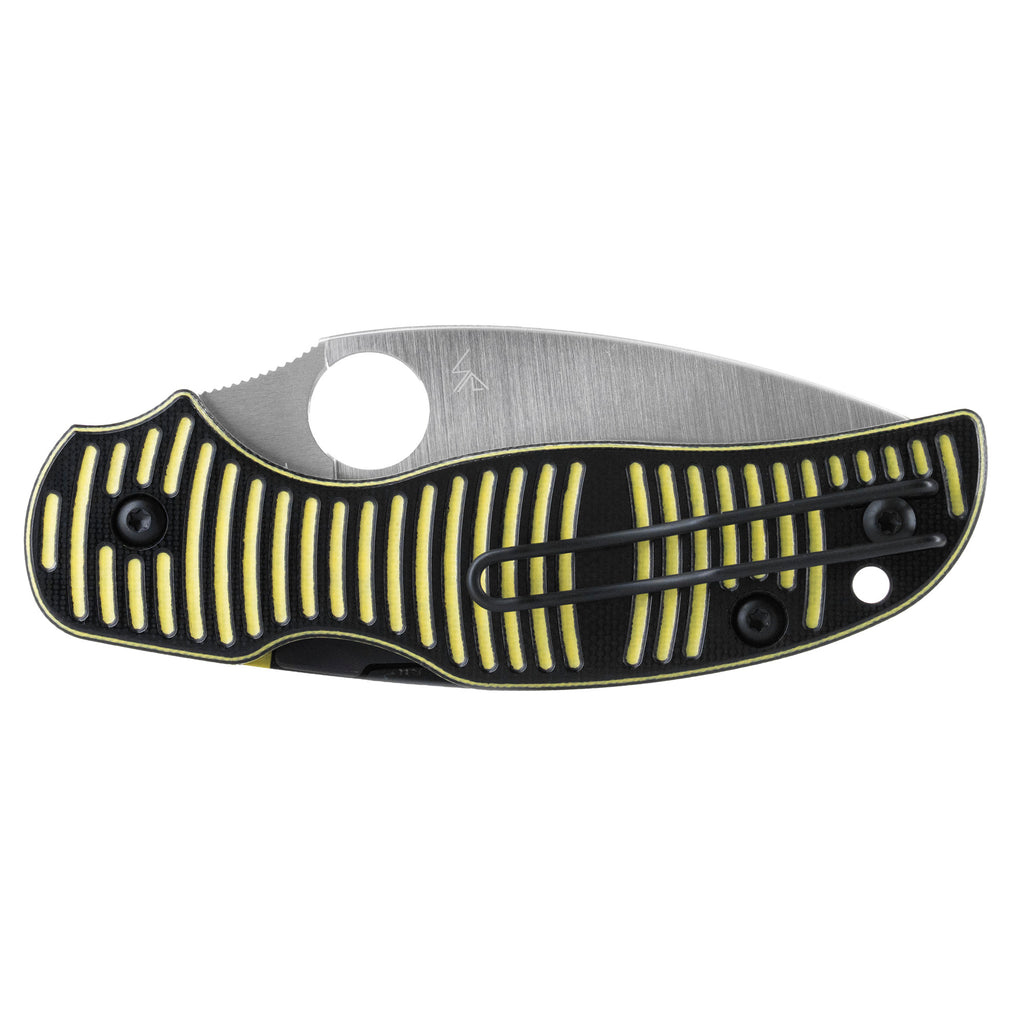 Spyderco Sage 5 Salt — Satin / Yellow — view 2