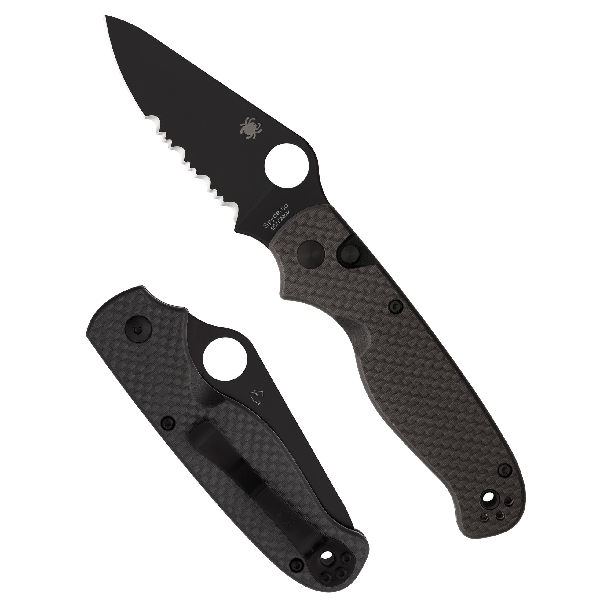 Spyderco Buttonup Carbon Fiber