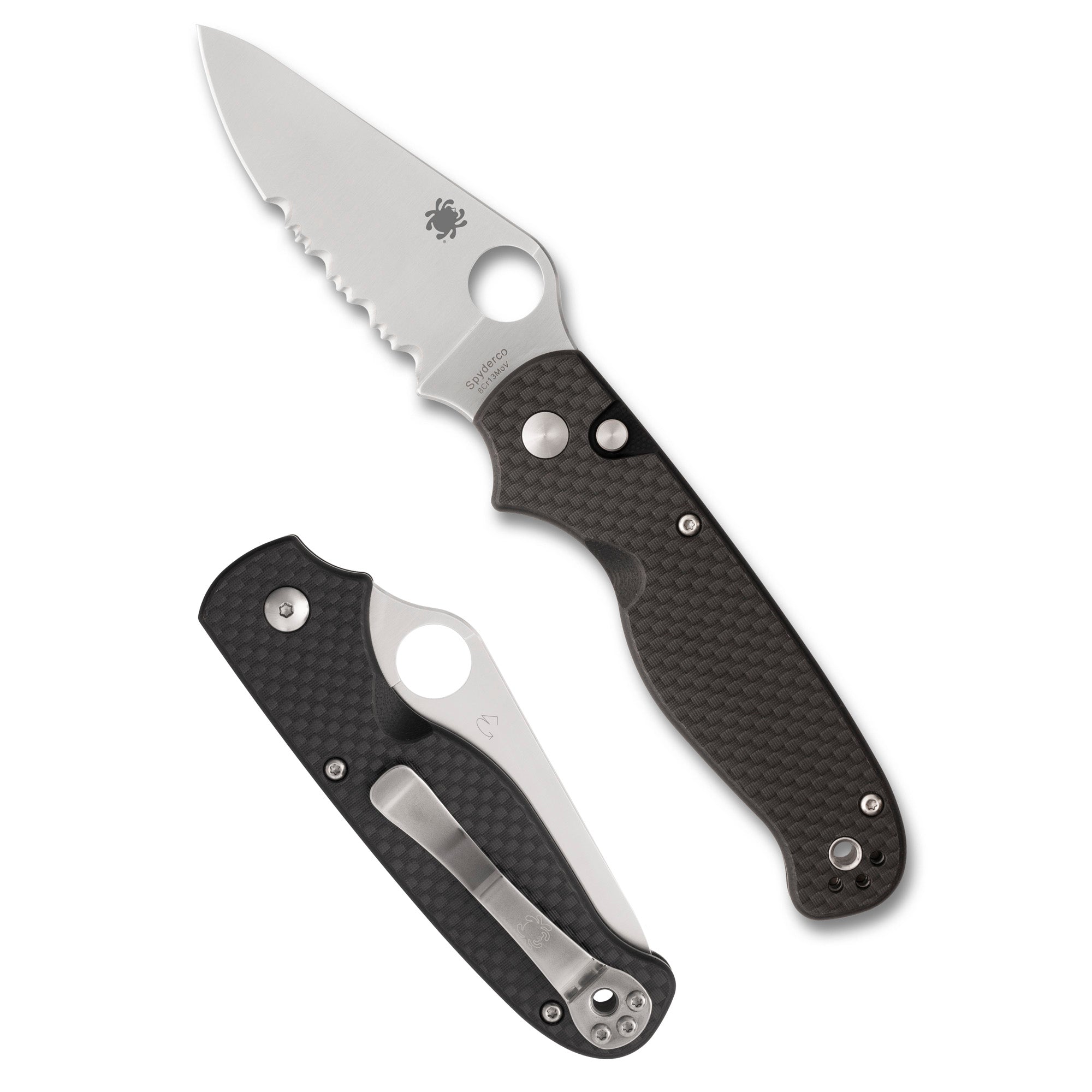 Spyderco Buttonup Carbon Fiber
