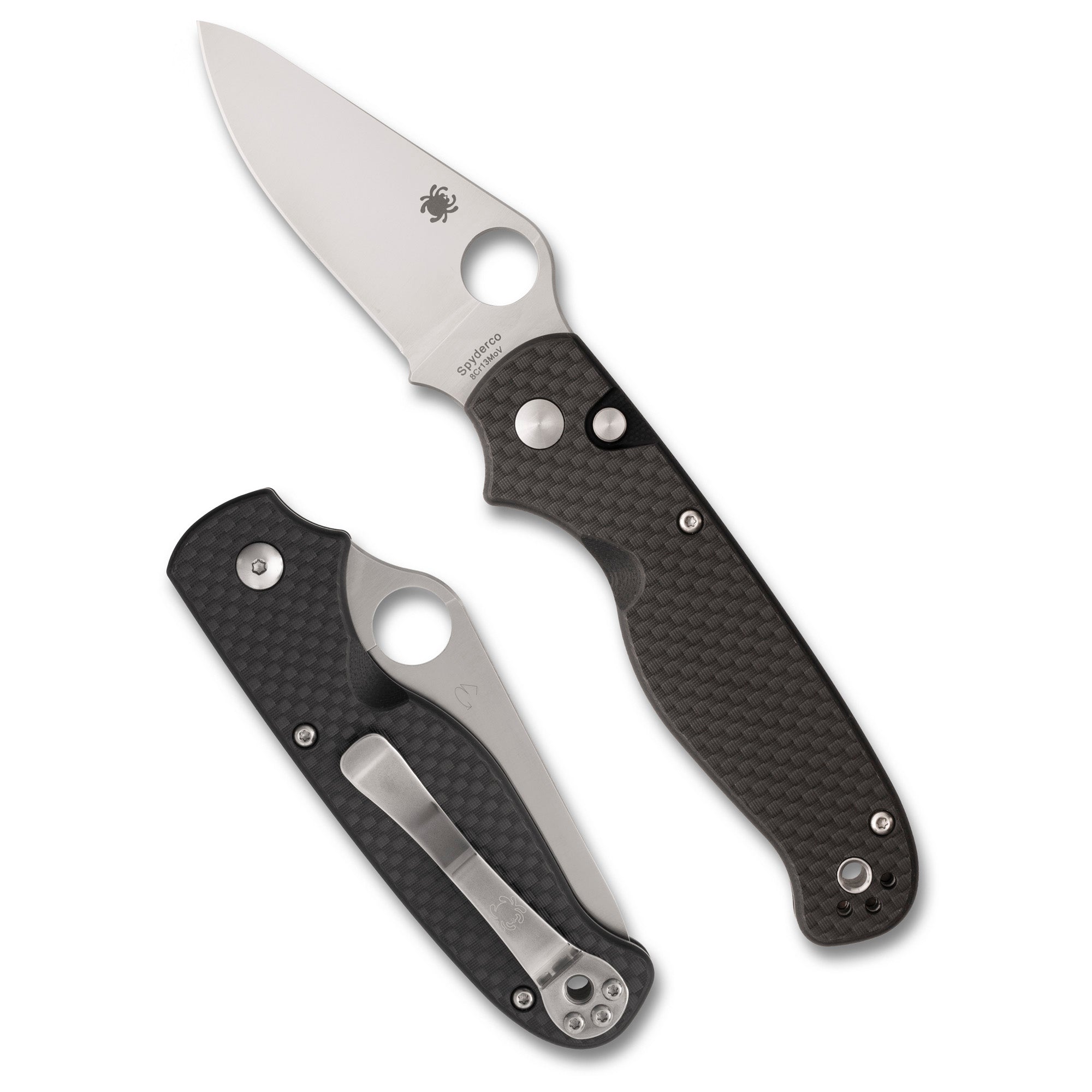 Spyderco Buttonup Carbon Fiber